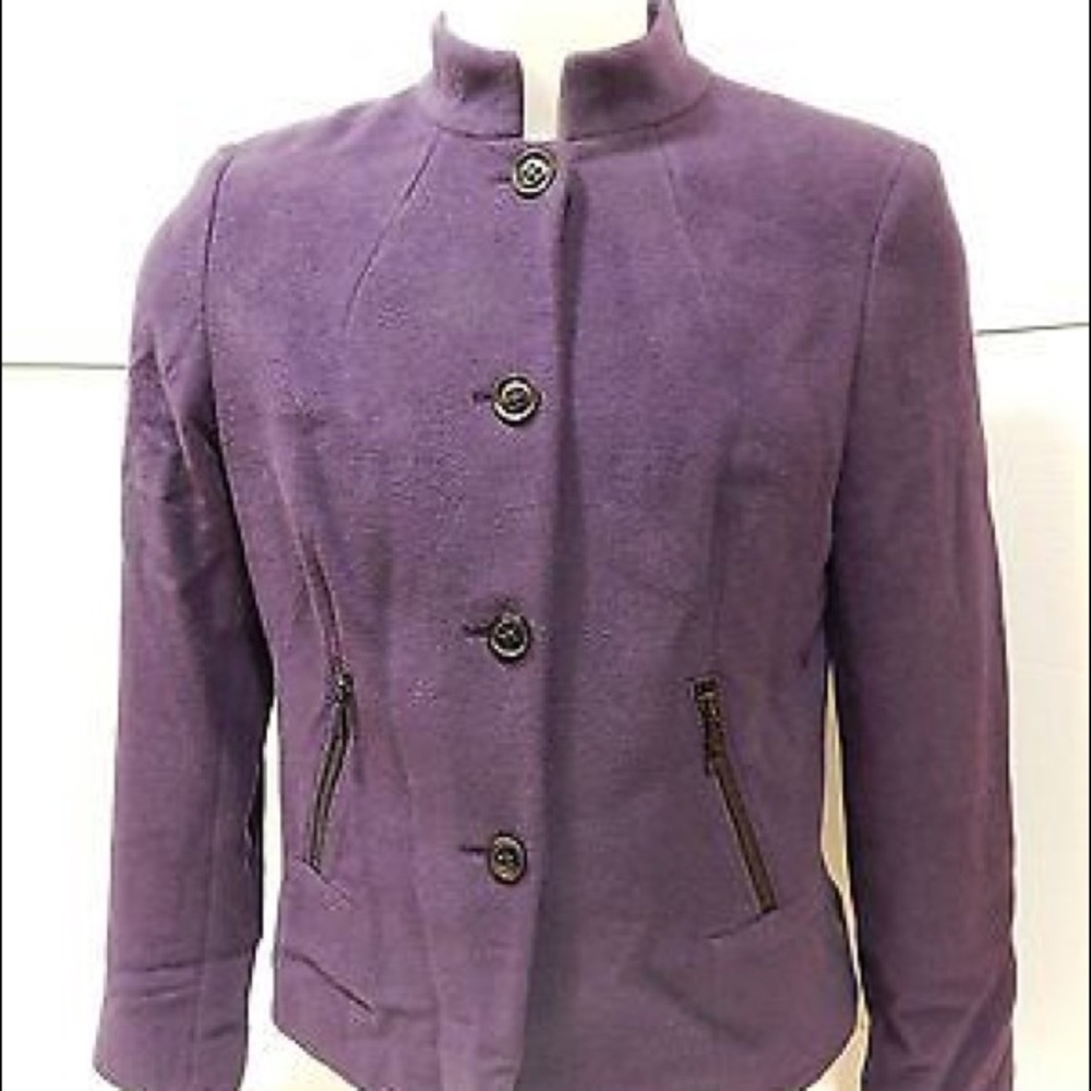 Lafayette 148 New York Jacket Wool Blend SIZE 10